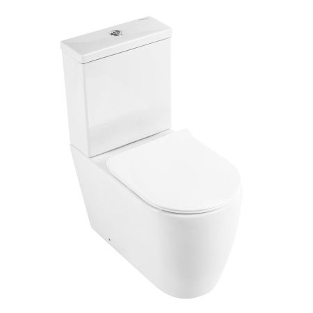 Унитаз-компакт безободковый BelBagno MARINO BB105CPR с сиденьем BB2111SC