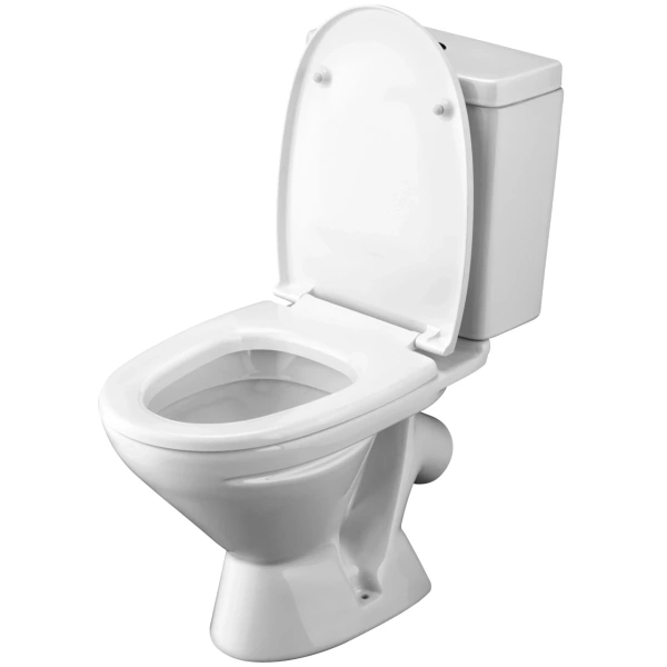 Унитаз-компакт Santek Лига 1.WH30.2.141 косой выпуск, с сиденьем, белый