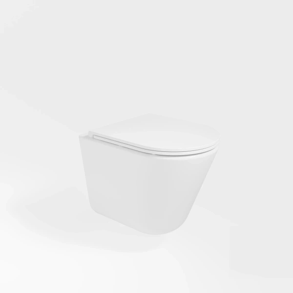 Унитаз подвесной Vincea Vito VT1-23T безободковый, торнадо, с сиденьем микролифт, белый