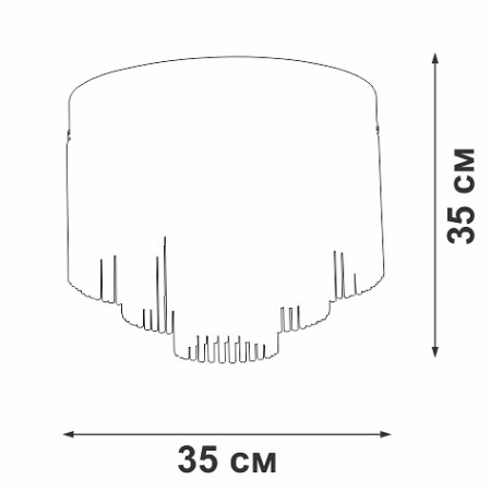 Потолочная люстра Vitaluce V53570 V53570-8/7PL