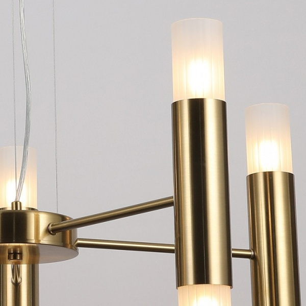 Подвесная люстра ILLUMICO BRASS IL0314-10P-79 BRASS