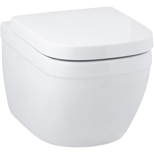 Унитаз подвесной Grohe Euro Ceramic 39328000 безободковый, торнадо, альпийский белый