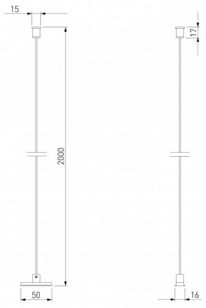 Подвес для трека Elektrostandard Line Magnetic a069729