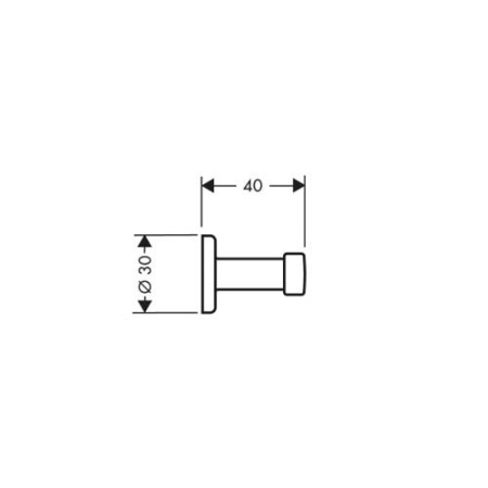 Крючок AXOR Sitterio 41537000