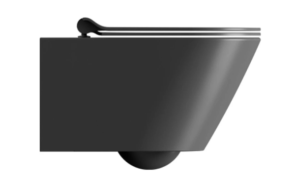 Подвесной унитаз GSI Kube X 550 941526 черный матовый