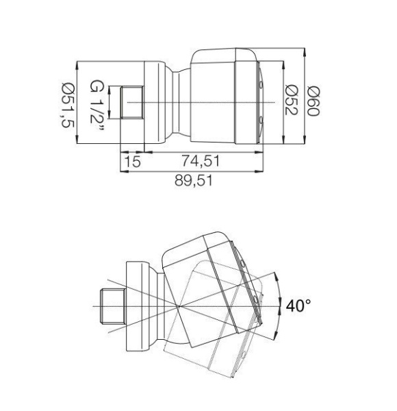 Форсунка FIMA Carlo Frattini F2122BR бронза