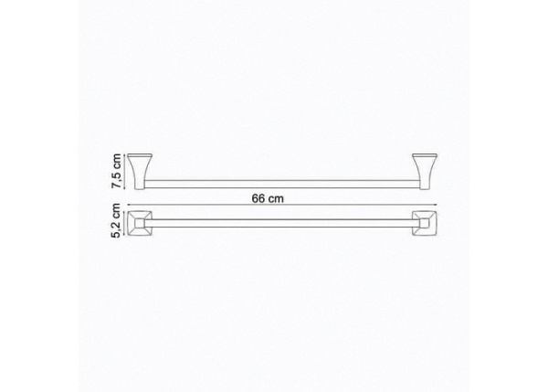 Штанга для полотенец WasserKRAFT Wern K-2530
