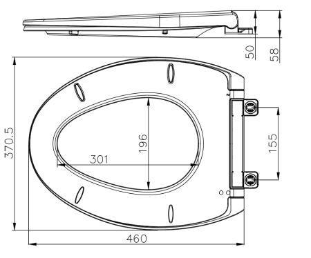 Крышка-сиденье Arrow PG006-ZPA микролифт, белый