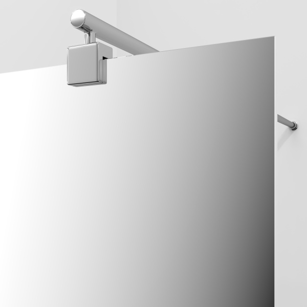 Душевая перегородка WasserKRAFT Rur 30W 90 30W39-MR серебро