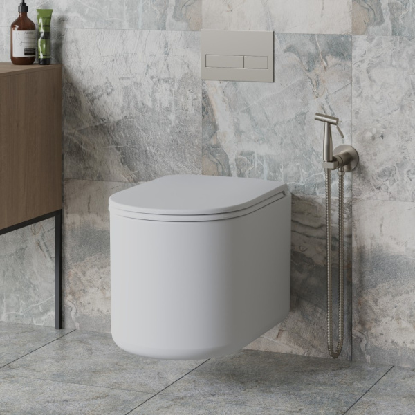 Гигиенический душ Paini Castello Round CAPW442R со смесителем никель