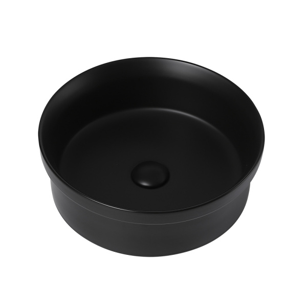 Раковина накладная Abber Bequem 40 AC2103MB черная матовая