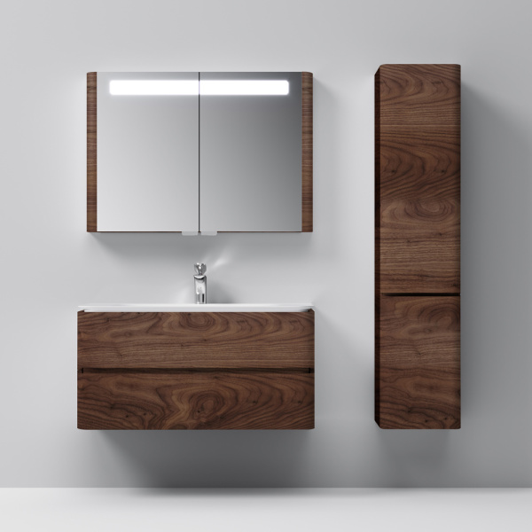 Шкаф-пенал AM.PM Sensation M30CHR0406NF правосторонний орех текстурированный