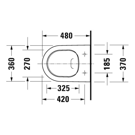 Подвесной унитаз Duravit D-Neo 2587090000