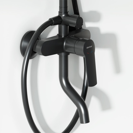 Душевая стойка Damixa Jupiter 977740300 черная матовая