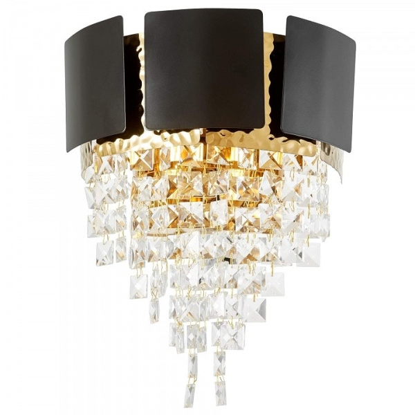 Накладной светильник LUMINA DECO MOLINA LDW 7045-2 BK+GD
