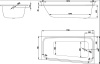 Стальная ванна Bette Space M 170x90 1141-000 правая