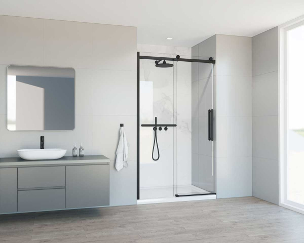 Душевая дверь Vincea Como Soft 120 VDS-1CS120CLB черный