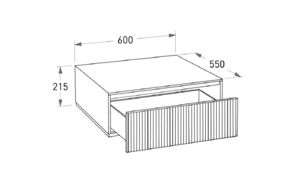 Тумба Salini Armonia 60 27A.2.600.215.14.0 бронза