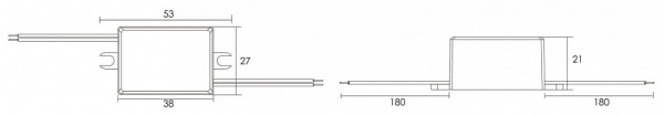 Блок питания с проводом Deko-Light LED MINI 872129