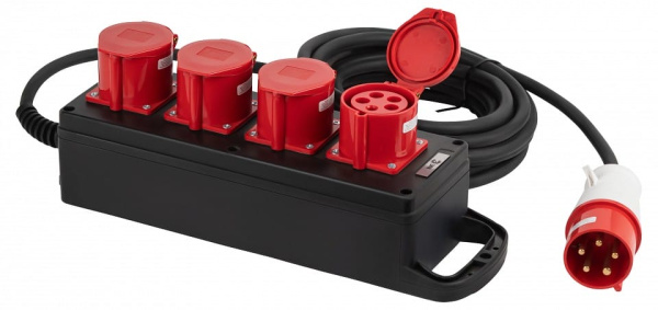 Удлинитель Эра  IND380-U-4e-5x4-5m-IP44