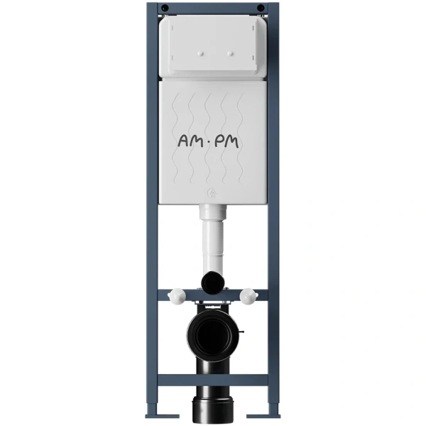 Инсталляция для унитаза Am.Pm ErgoFit L I012711.0101 с кнопкой смыва, белый глянец