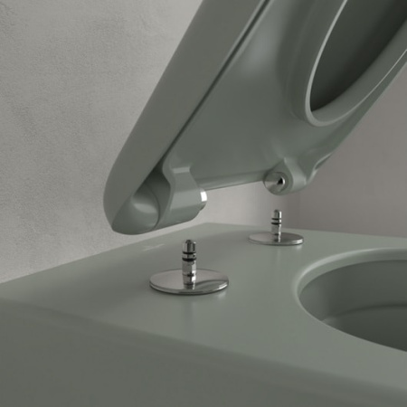 Подвесной унитаз Villeroy&Boch Antao 4674T0R8 утренний зеленый