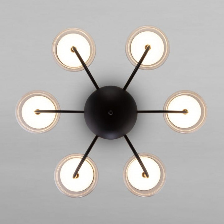 Люстра на штанге Eurosvet Fungo 50388 LED черный