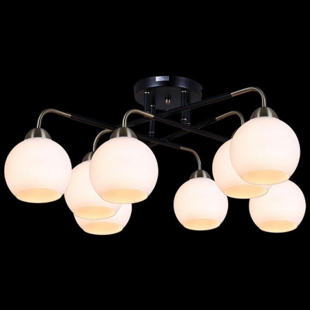 Потолочная люстра ILLUMICO  IL0252-8CSQ-79 BK AB