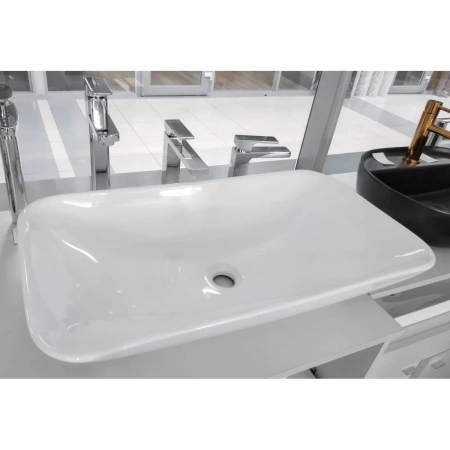 Раковина-чаша CeramaLux 9122 70,5x39 см, накладная, белый
