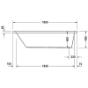 Акриловая ванна 180x90 см Duravit Starck 700050000000000