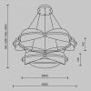 Подвесная люстра Maytoni Бриз MOD281PL-L80BS3K