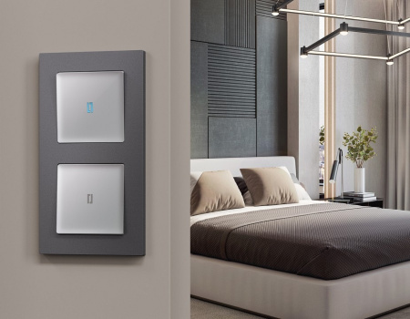 Рамка на 4 поста Ambrella Volt Techno AF220654