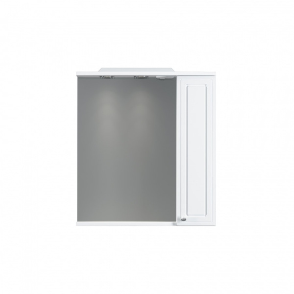 Шкаф зеркальный Damixa Palace One 65 (M41MPR0651WG) с подсветкой