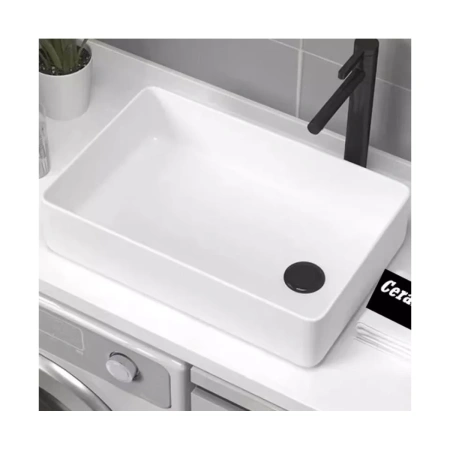 Раковина-чаша CeramaLux 6250 51x34,5 см, накладная, белый