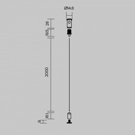 Подвес для профиля Maytoni Led Strip  642045