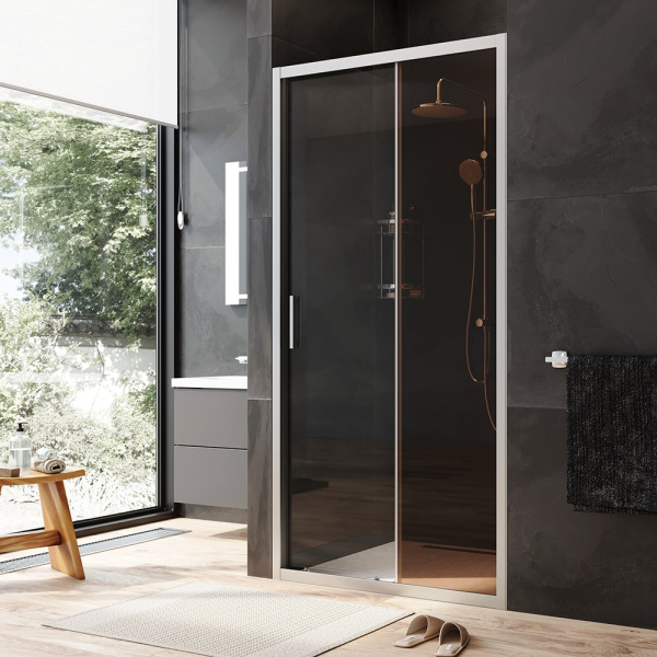 Дверь душевая в нишу AM.PM Gem W90G-100-1-195MBr