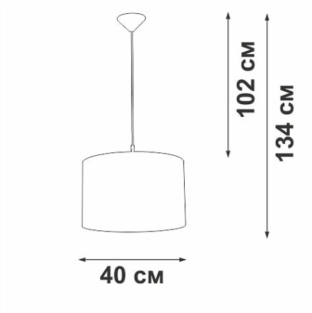 Подвесной светильник Vitaluce V2827 V2827-0/1S