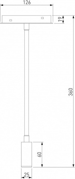 Светильник на штанге Elektrostandard Slim Magnetic a064489