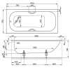 Стальная ванна Bette Form 170x75 2947-000ARPLUSAD