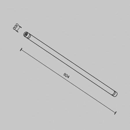 Соединитель линейный Maytoni CA011-L900-B