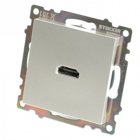 Розетка HDMI без рамки Stekker Катрин 50061