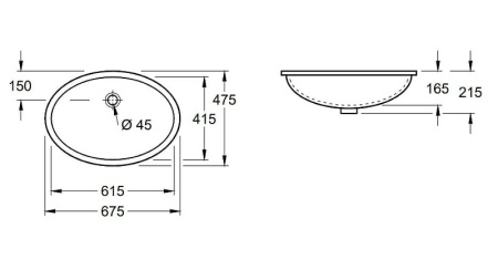 Раковина Villeroy&Boch Evana 614400R1