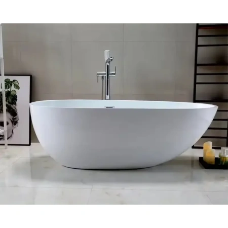 Акриловая ванна Ceruttispa Mimi CT9671 170x80 см, отдельностоящая, белый