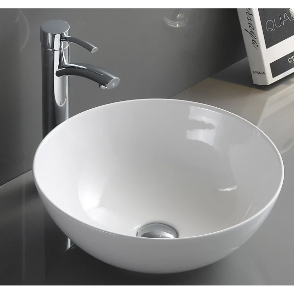 Раковина-чаша CeramaLux 104 41,5x41,5 см, накладная, белый