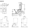 Чаша напольного унитаза Villeroy&Boch Joyce 561210R2