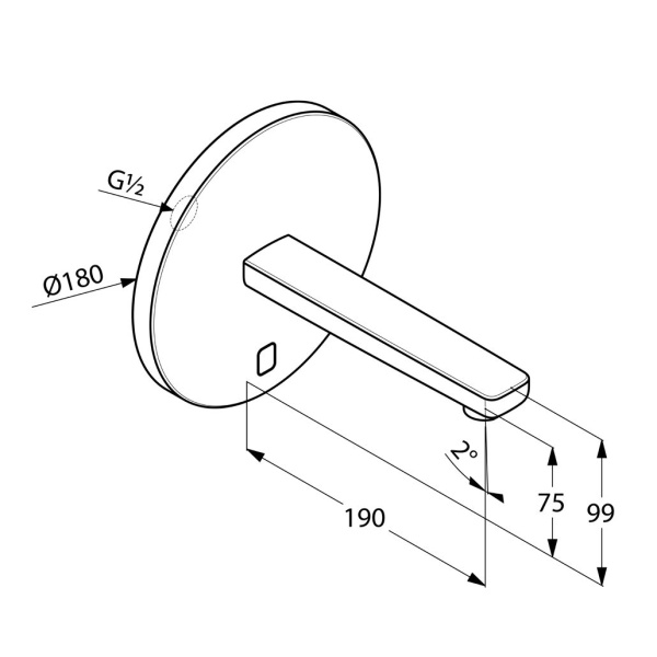 Смеситель для раковины Kludi Zenta 3850305