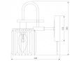 Бра Eurosvet Tenia 70090/1 графит