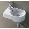Раковина CeramaLux 9273R 41x27 см R, рукомойник, белый
