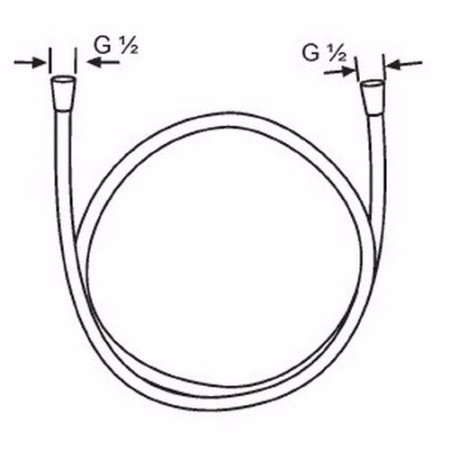 Шланг для душа hansgrohe Isiflex 28272000