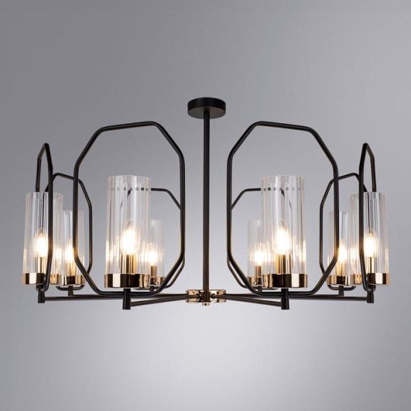 Люстра на штанге Arte Lamp Celaeno A7004PL-8BK